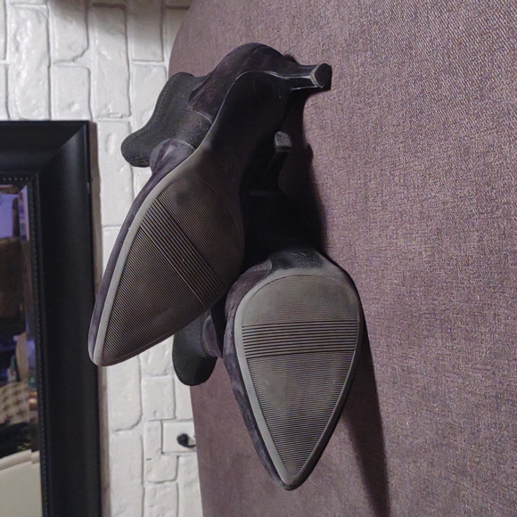 Naturalizer black suede ankle boots - Picture 4 of 5